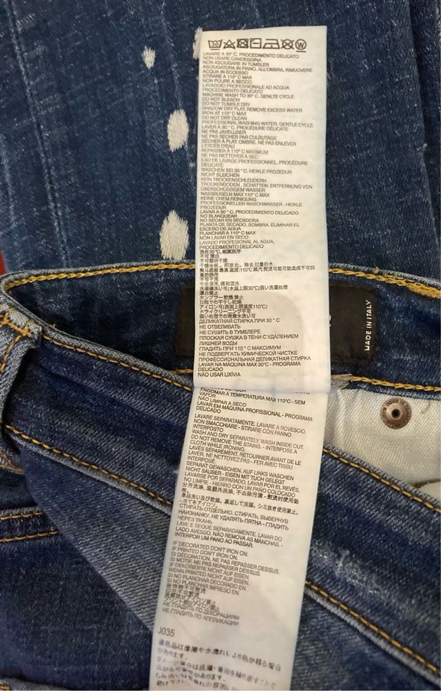 Dsquared2 Tidy Biker Jeans Tg 46/48 ITA