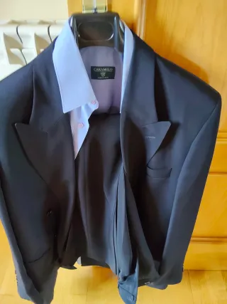 Traje Caramelo  talla chaqueta 50 pantalon 42