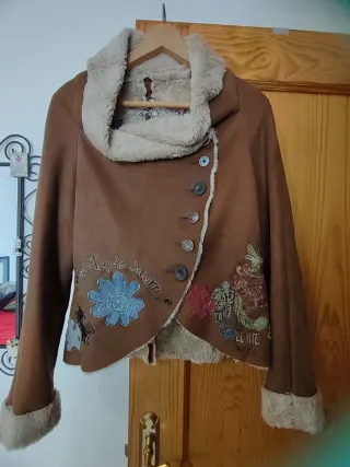 Chaqueta Desigual Ante Marrón