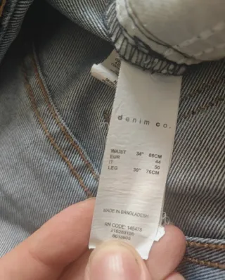 Jeans uomo taglia IT 50 EU 44