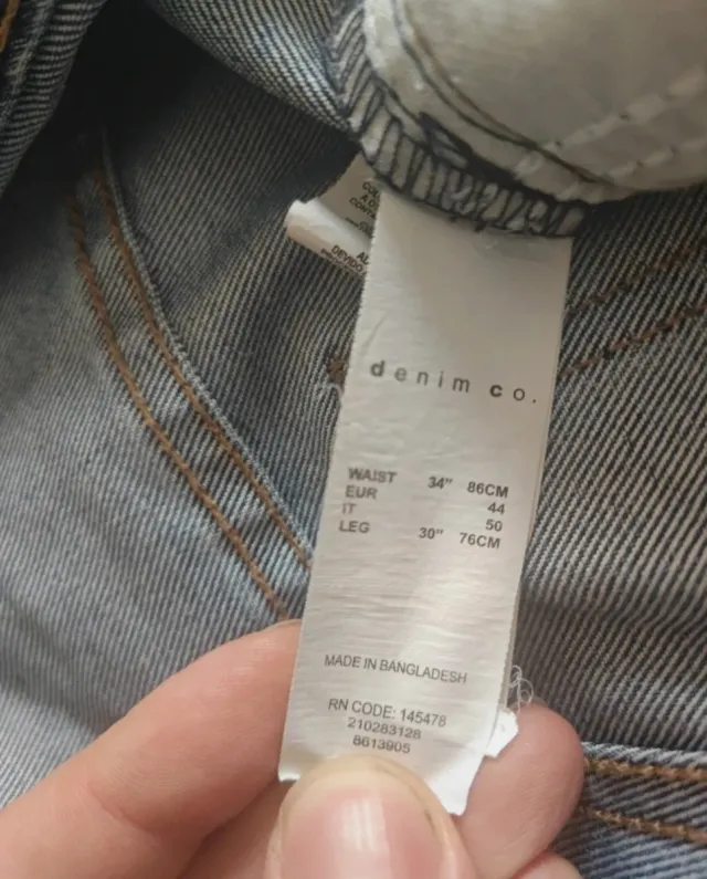 Jeans uomo taglia IT 50 EU 44