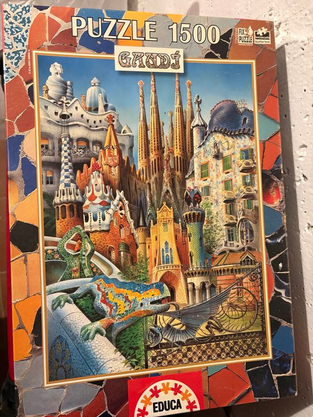 Puzzle 1500 piezas Gaudí