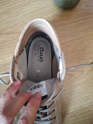 Bambas Duuo Beige/Verde Talla [Talla]