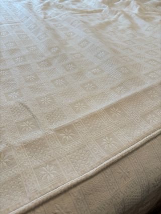 Colcha Cama 1.50 Blanco 226x146 cm