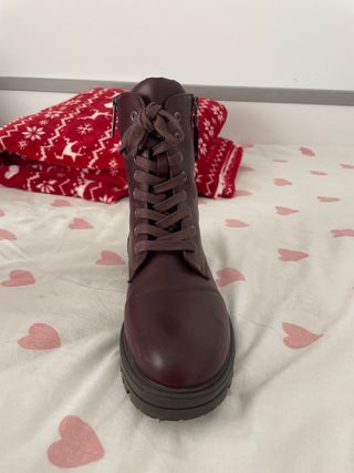 Botas altas granates