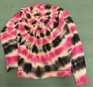 Maglione Prada Tie-Dye Rosa e Nero