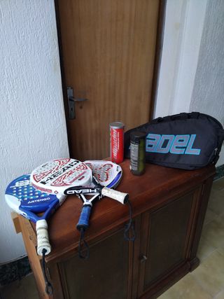 Kit Padel Completo: Palas, Pelotas y Bolso