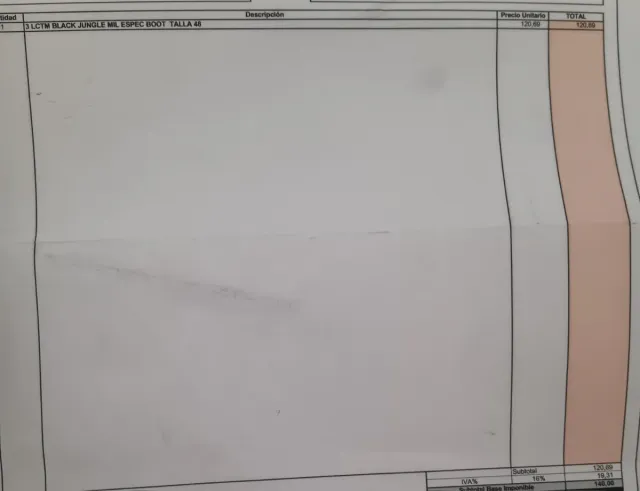 Botas Militares Altama talla 48