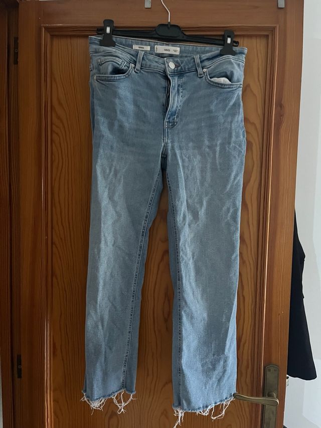 Pantalón vaquero Mango azul