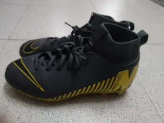 Zapatillas Futbol Nike Talla 42 Negra Amarilla