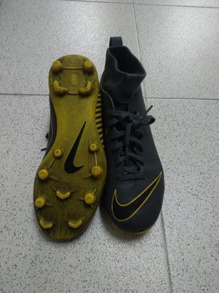 Zapatillas Futbol Nike Talla 42 Negra Amarilla