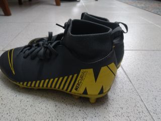 Zapatillas Futbol Nike Talla 42 Negra Amarilla