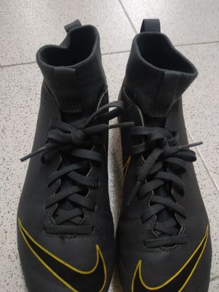 Zapatillas Futbol Nike Talla 42 Negra Amarilla
