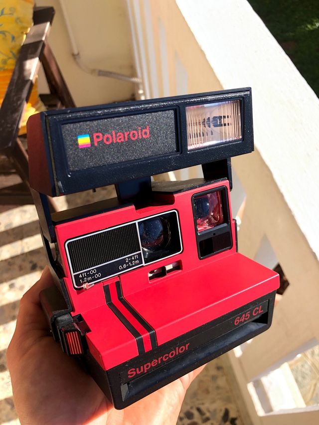 Polaroid 645 CL Fotocamera. Mai usata