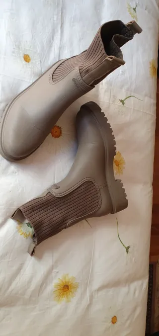 Botas de agua Unisa marrones