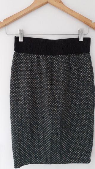 Falda tubo estampada