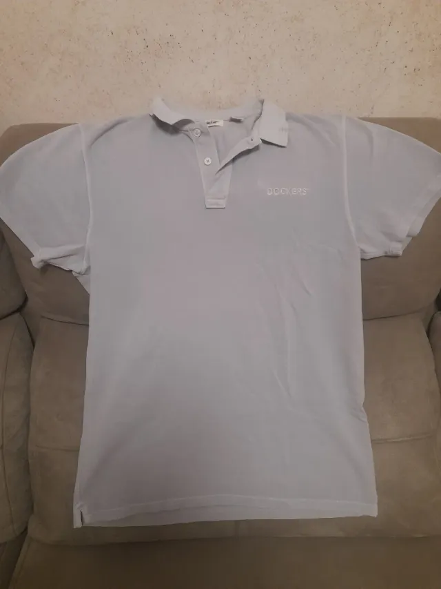 Polo Dockers Azul Claro Talla M