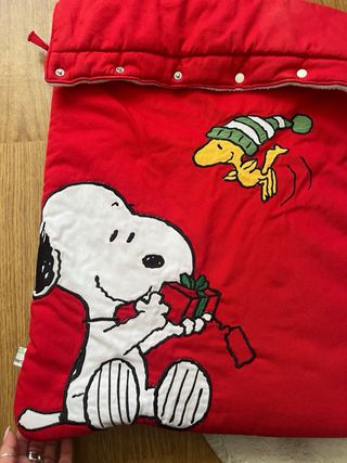 Sacco passeggino Snoopy Natale Benetton