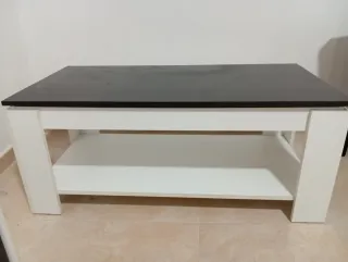 Mesa de salón madera abatible