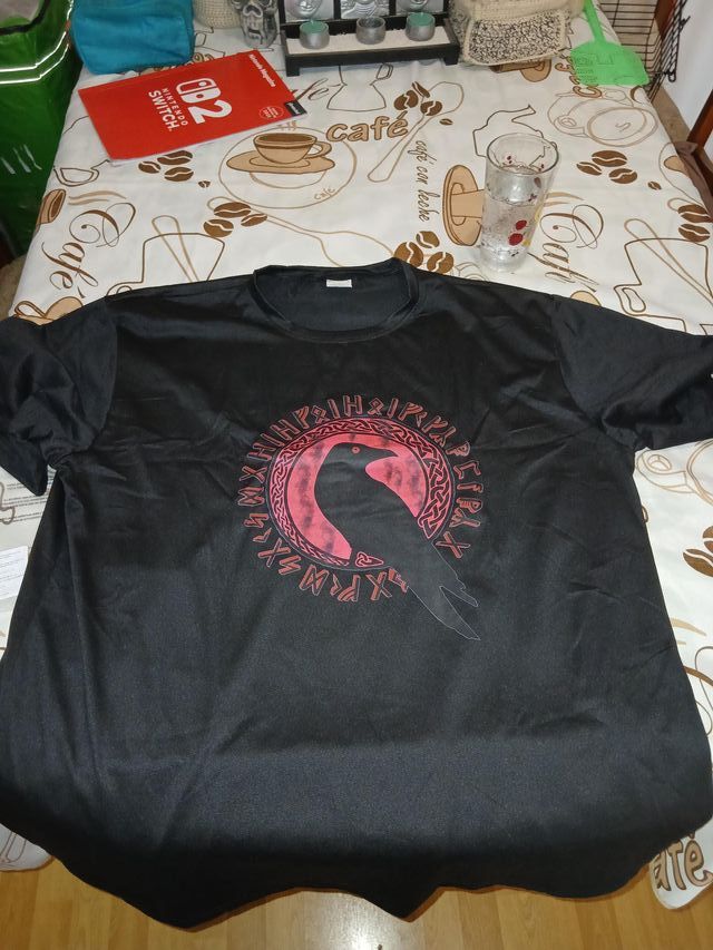 Camiseta Shein Negra Talla XXL