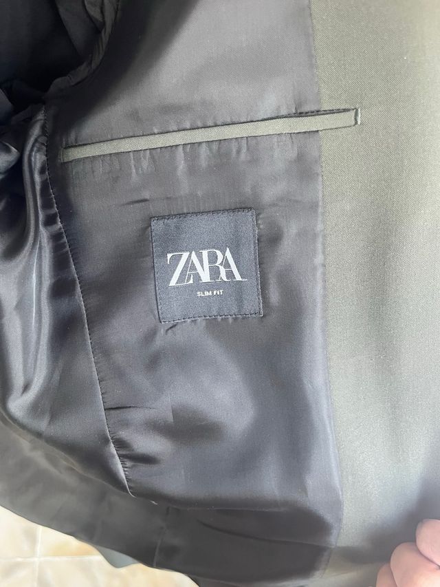 Traje de chaqueta gris hombre talla 46