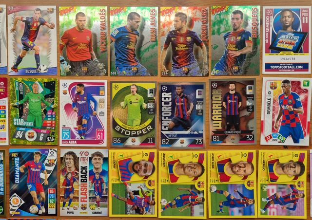 Lote 60 Cromos Barcelona NUEVOS Varias colecciones