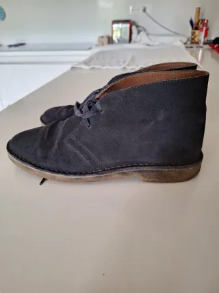 Scarpe uomo tipo Clark blu