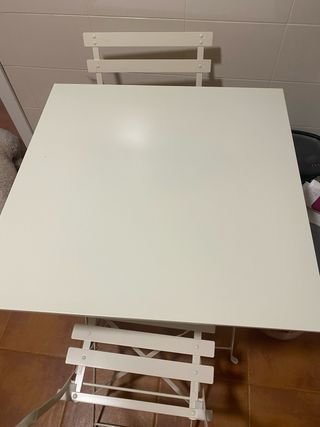 Mesa y 2 Sillas Exterior Leroy Merlin