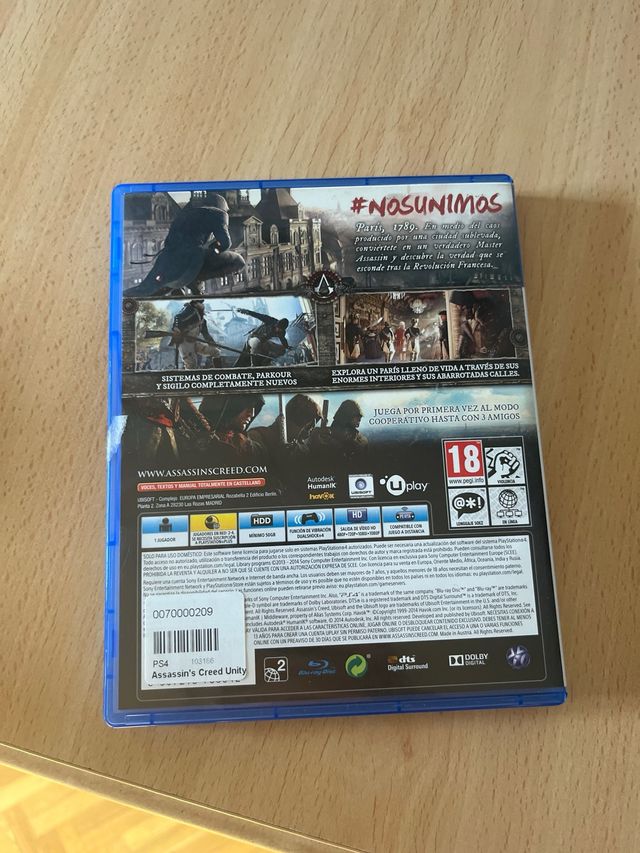 Assassin's Creed Unity PS4
