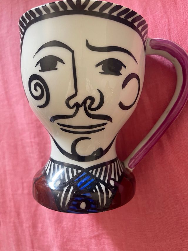 Jarra Castro Sargadelos pintada a mano