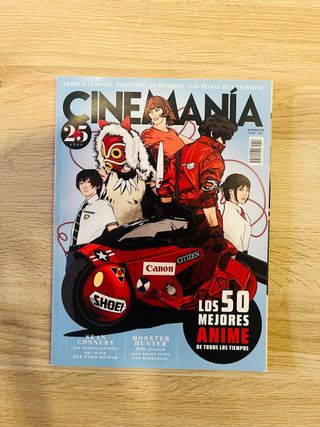 Revista Cinemanía 50 mejores anime