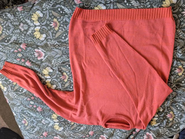 Jersey narana de hombre talla L/XL