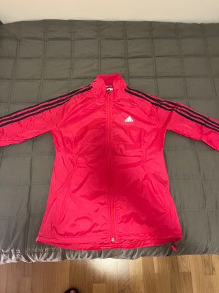 Chaqueta Adidas Running Roja y Negra