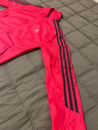 Chaqueta Adidas Running Roja y Negra