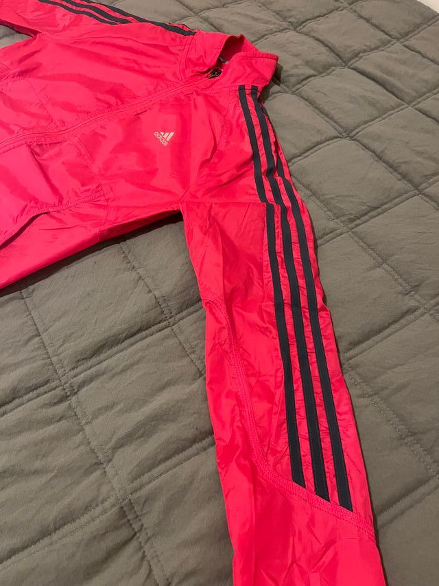 Chaqueta Adidas Running Roja y Negra