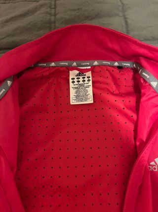 Chaqueta Adidas Running Roja y Negra