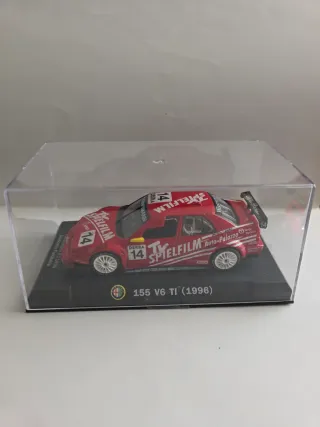 Modellino Alfa Romeo 155 V6 TI 1996 G. Fisichella