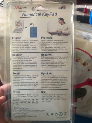 Teclado Numérico USB 18 Teclas
