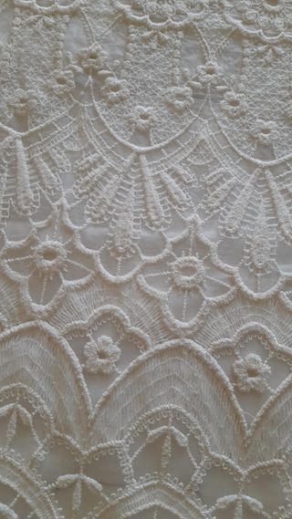 Colcha de cama guipur para cama de 1,35