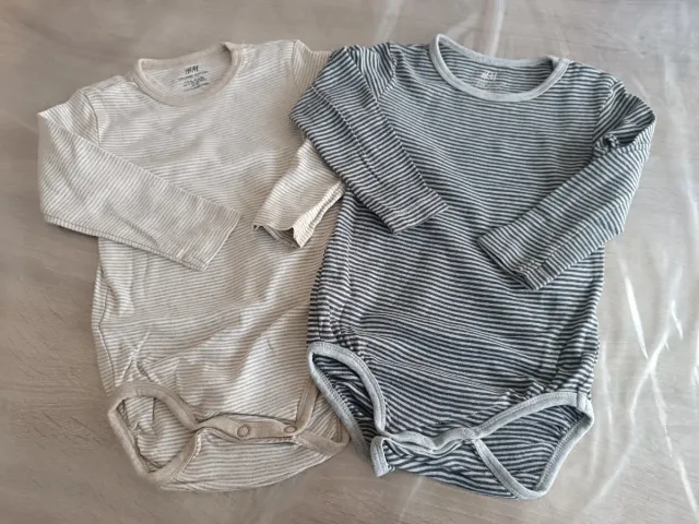 Bodys bebé H&M 12-18 meses (2 uds)