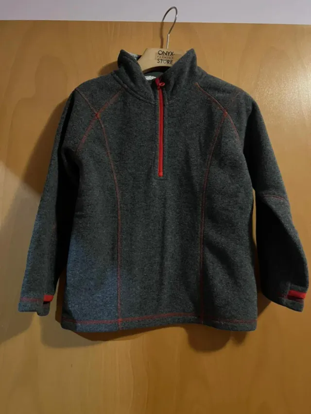 Gersell niño gris con cremallera