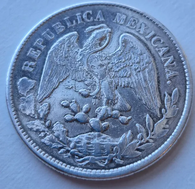 Moneda México 1 Peso 1899 Go Rs