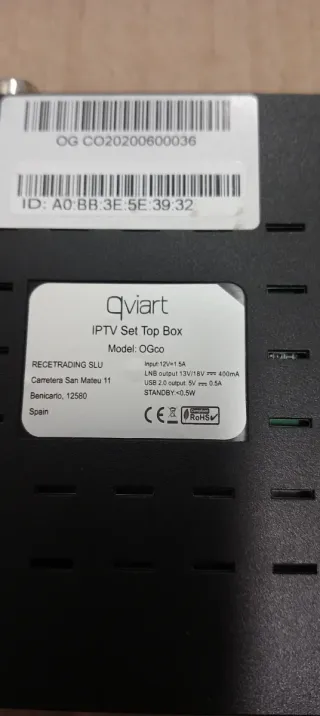 Qviart OGco combo sat y TDT