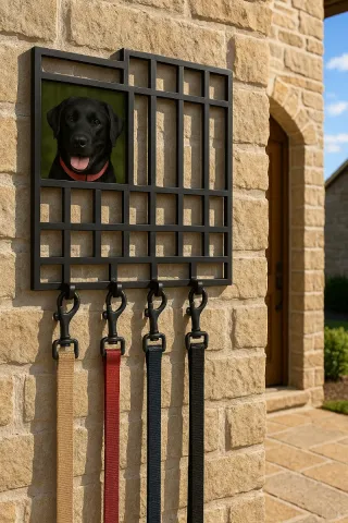 Colgador de correas para mascotas