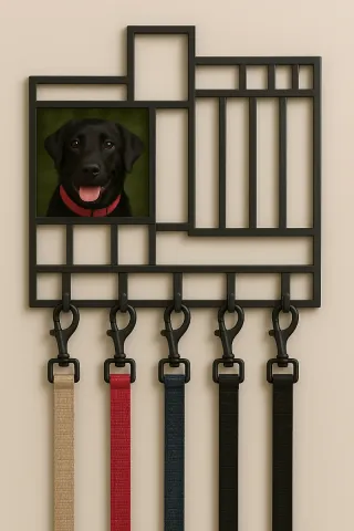 Colgador de correas para mascotas