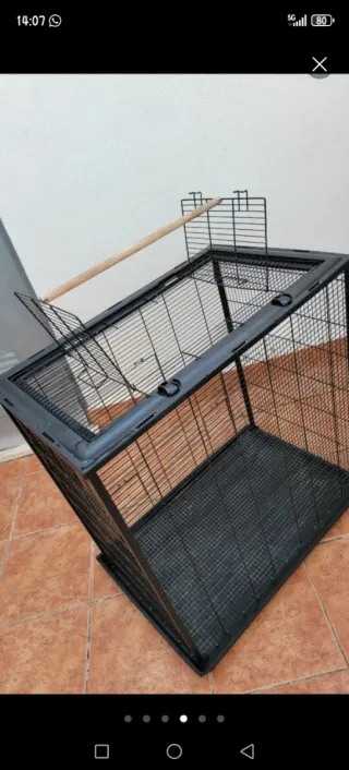 Jaula grande para pájaros