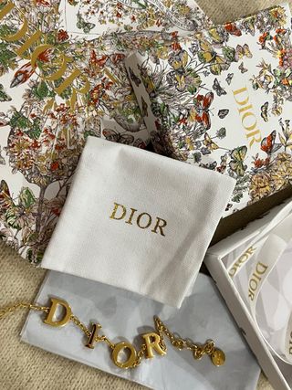 Pulsera Dior dorada