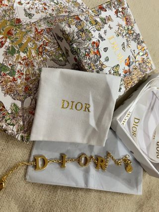 Pulsera Dior dorada