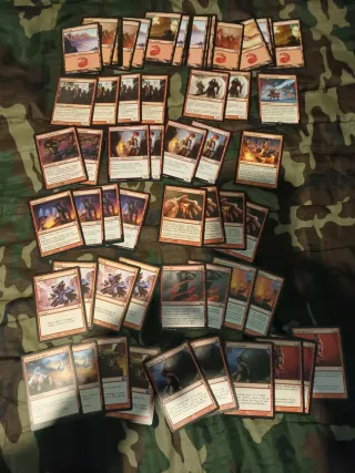 Mazo Mono Rojo MTG
