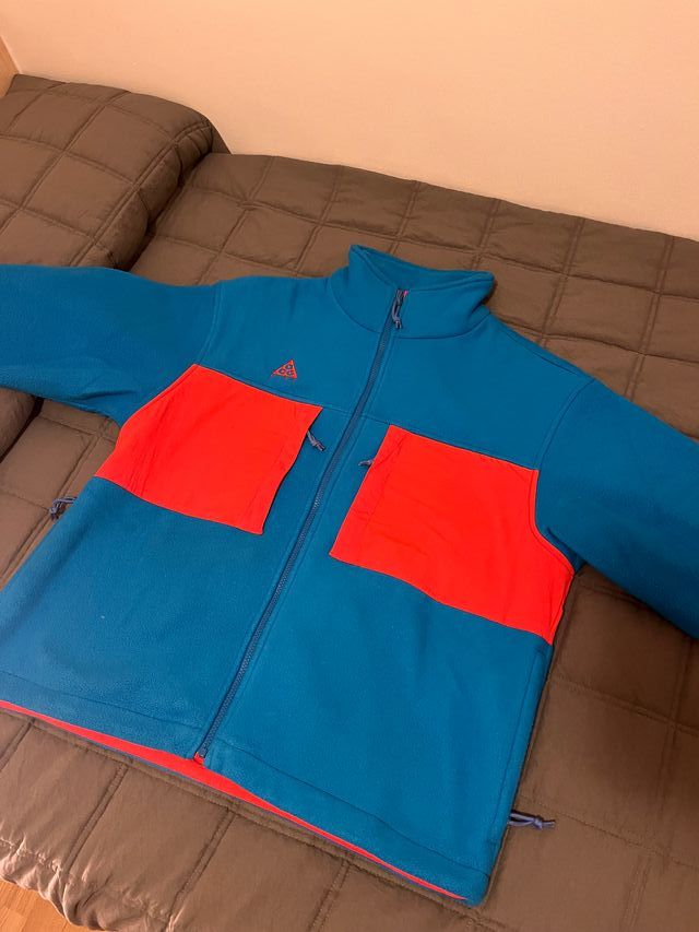 Chaqueta Nike ACG Fleece Azul Naranja